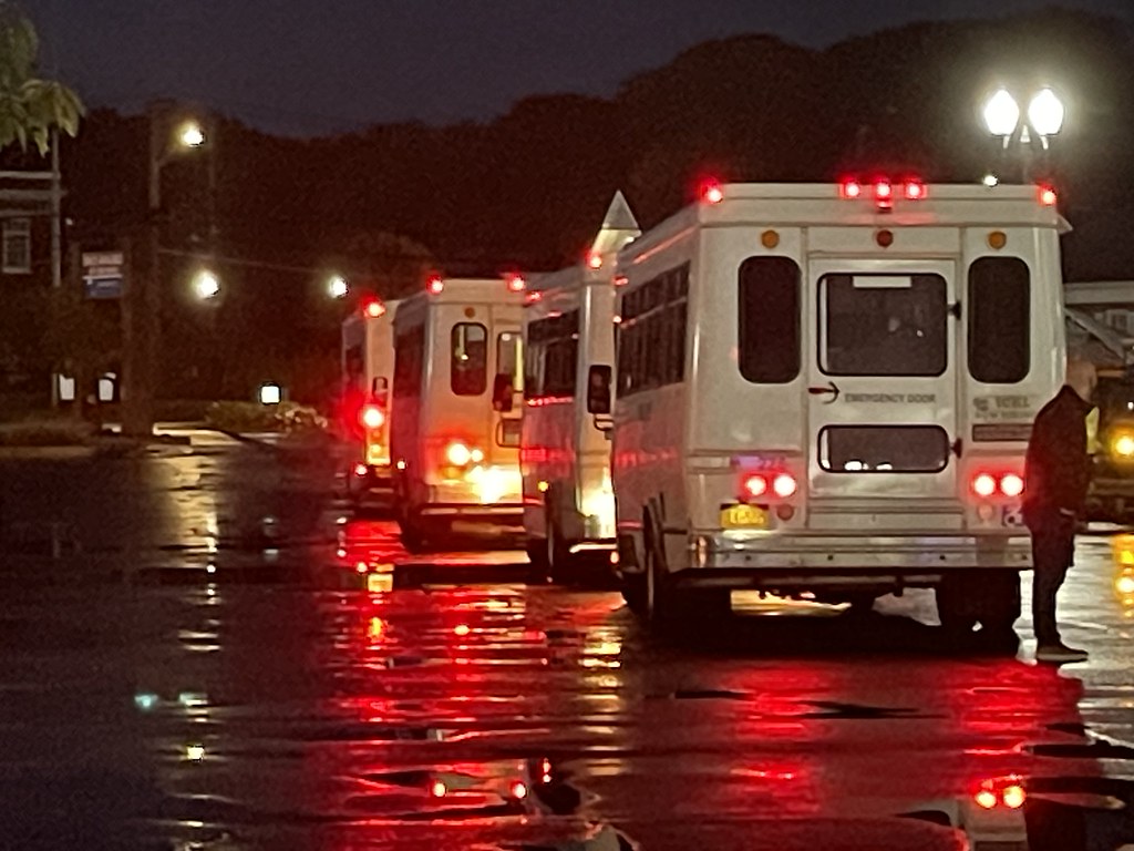 Ighl, Inc. Buses at the Center Moriches Square First Student School