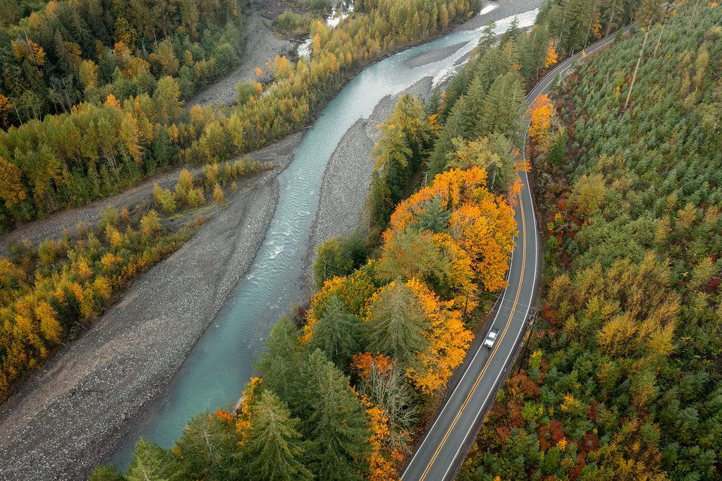 Mt. Baker Highway The highway up to Mt. Baker runs alongsi… Flickr