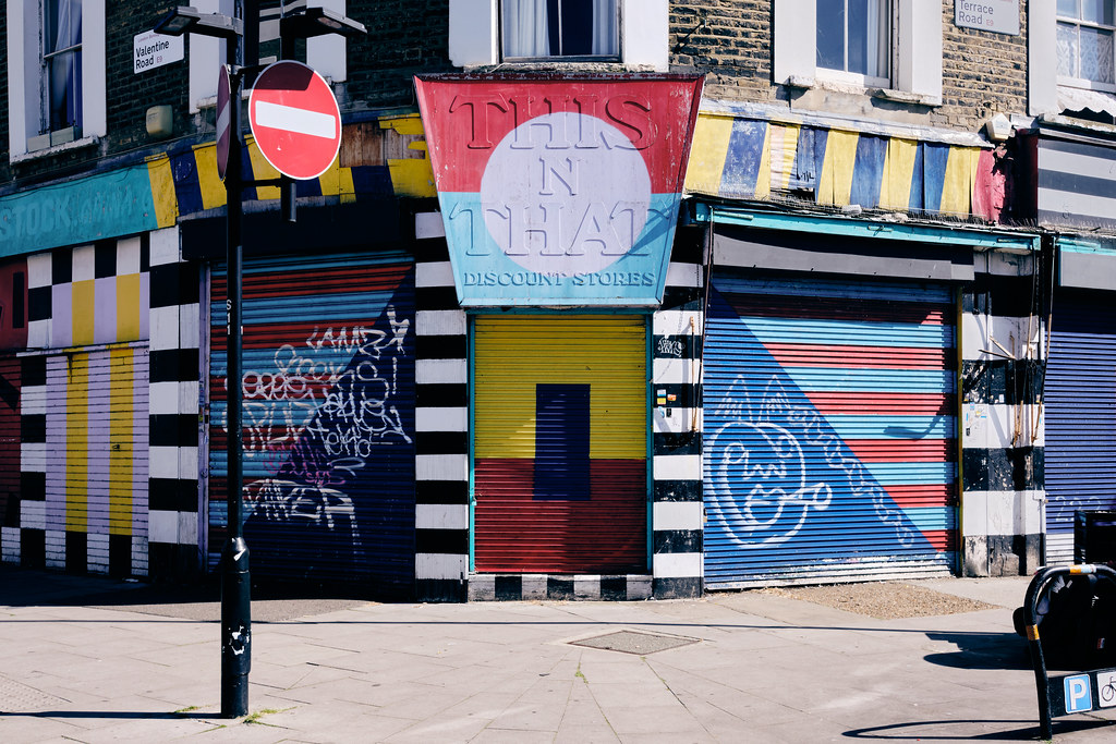 This N That Valentine Road, Hackney. The multicolour desi… Flickr