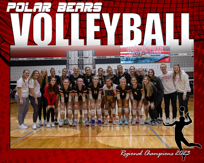 1021 Regional Final Hortonville Varsity Volleyball vs Green Bay