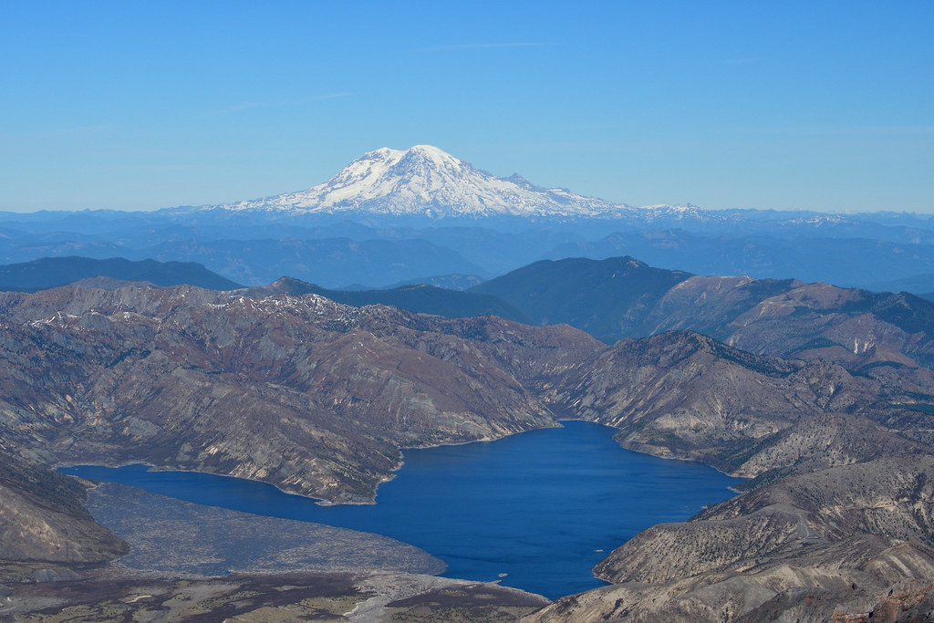 Spirit Lake and Mount Rainier Mount Saint Helen National V… Flickr