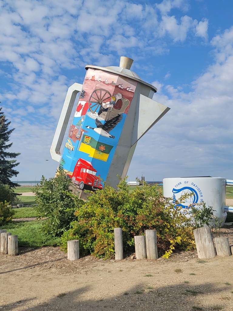 Really Big Coffee Pot Davidson, Saskatchewan Flickr