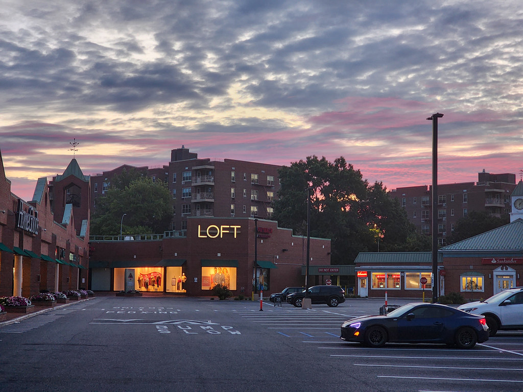 Sunrise Over The Shopping Center In Bay Terrace, Queens. Flickr