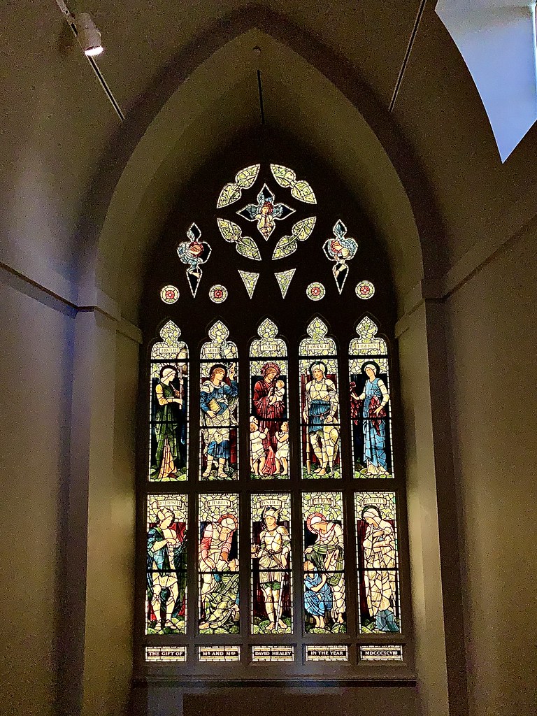 Alcove with Stained Glass Window Huntington Library San … Flickr