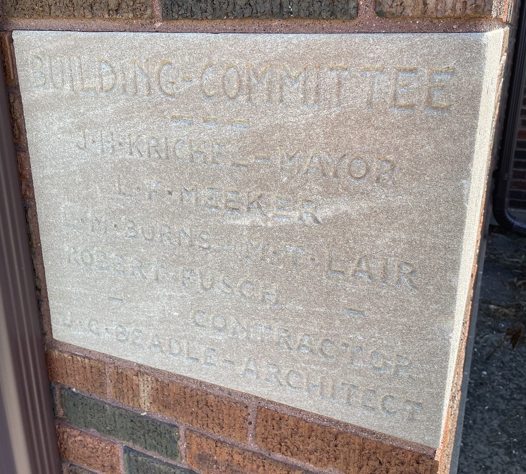 Alexis, Illinois City Hall Cornerstone Built in 1922, this… Flickr
