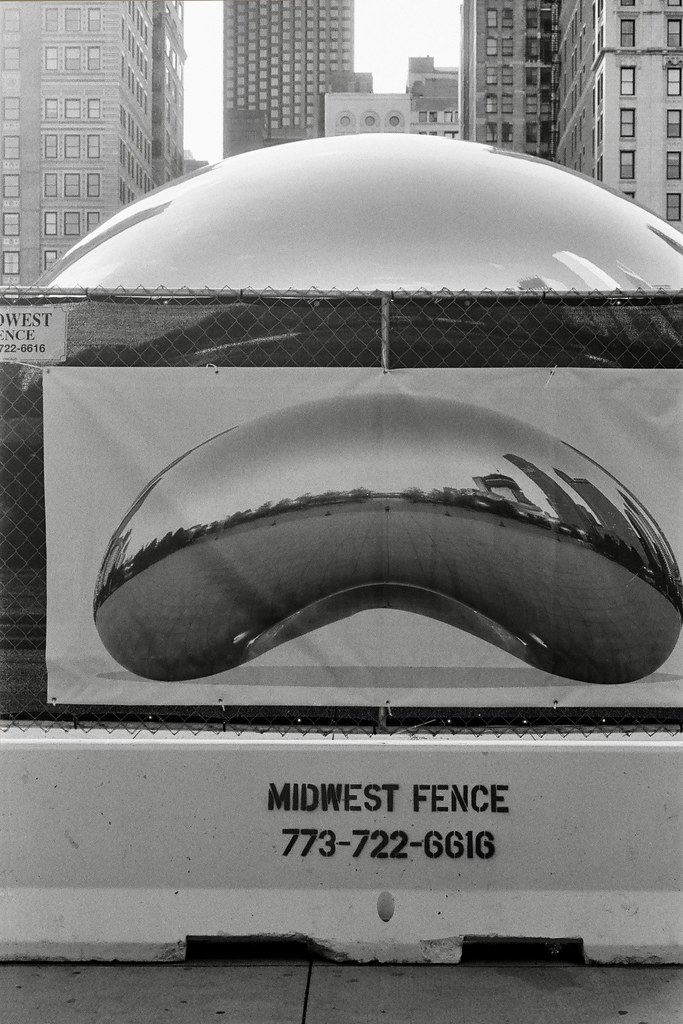 Midwest Fence at Cloud Gate, Chicago, IL; September 2023 Flickr