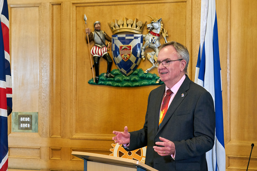 Scottish Borders Council recognition of achievements of Gordon McInally