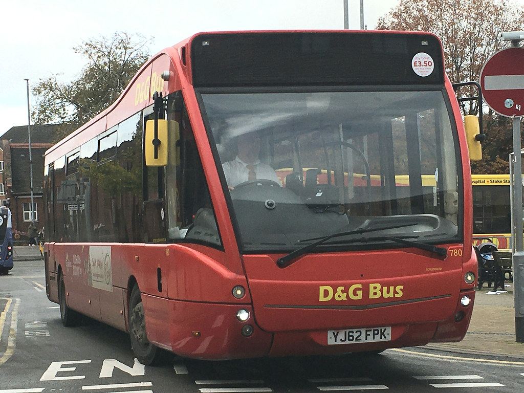 D&G Bus (780) YJ62 FPK (NewcastleunderLyme Bus Station) Flickr