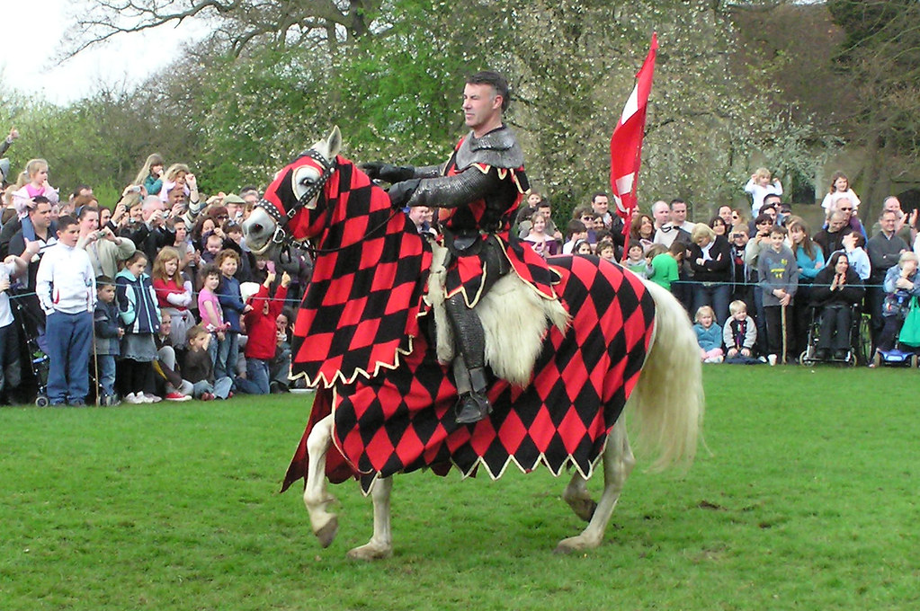 Jousting display Knebworth House, 13th April 2009. Pentakrom Flickr