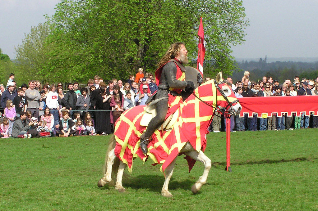 Jousting display Knebworth House, 13th April 2009. Pentakrom Flickr