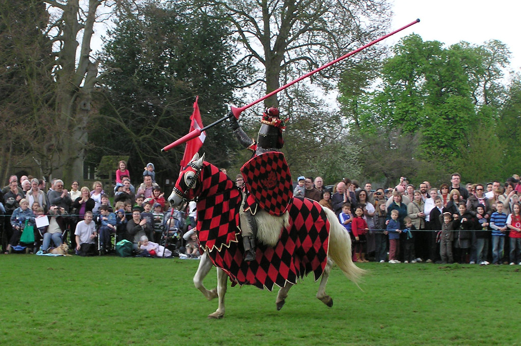 Jousting display Knebworth House, 13th April 2009. Pentakrom Flickr