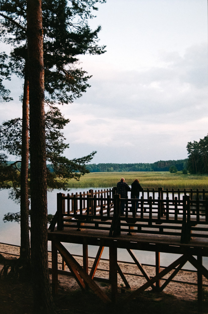 Echo ponds This are my parents (and some pine trees) looki… Flickr