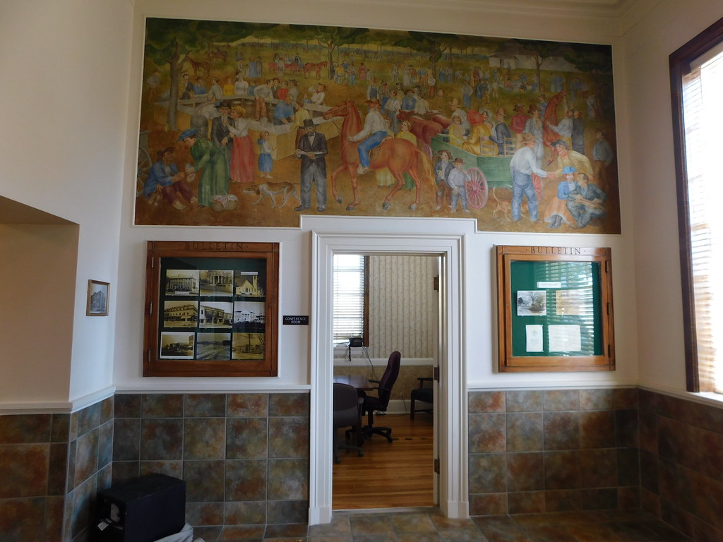 Berea Kentucky Post Office Mural New Deal mural entitled "… Flickr