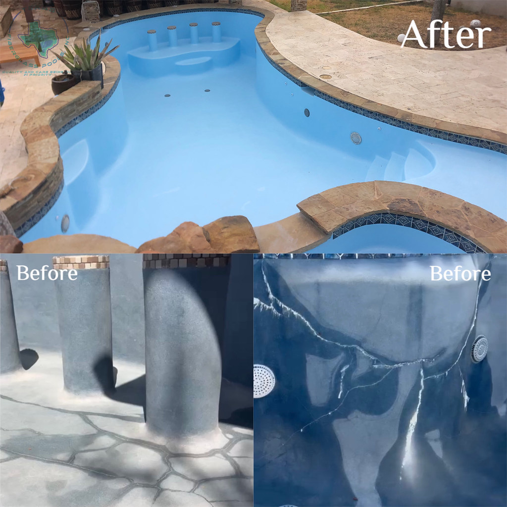 Texas Fiberglass Pools Before and After Texas Fiberglass Pools Flickr