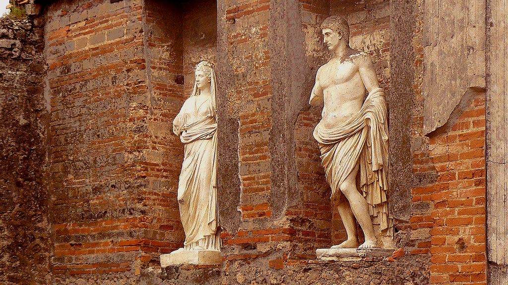 Octavia et Marcellus, Pompéi Macellum (marché des denrées … Flickr