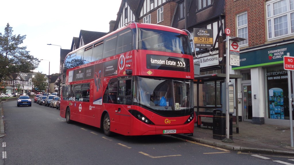 Hayes, Station Approach GoAhead's Ee103 on the 353 to the… Flickr