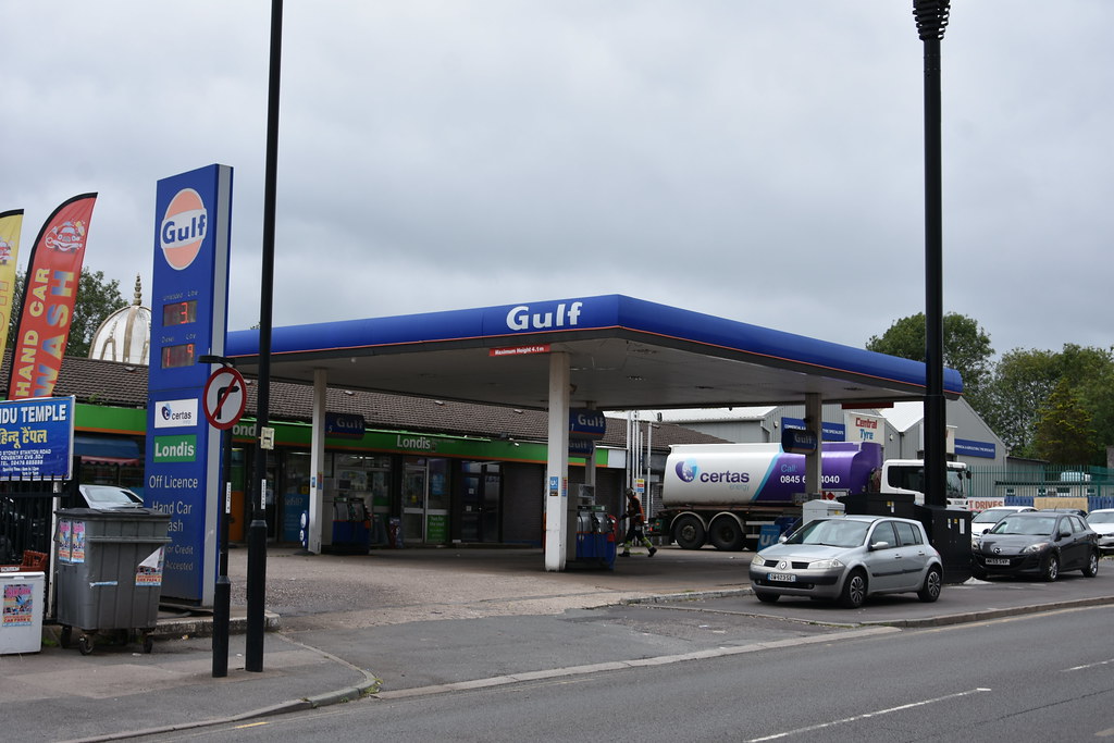 Gulf, Coventry Stoney Stanton Road West Midlands 2023. Flickr