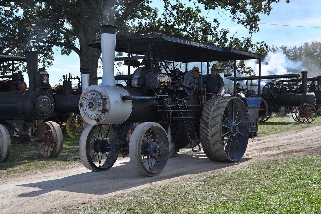 Tractor | AD Baker Steam Tractor at the LaGrange Engine Show… | Flickr