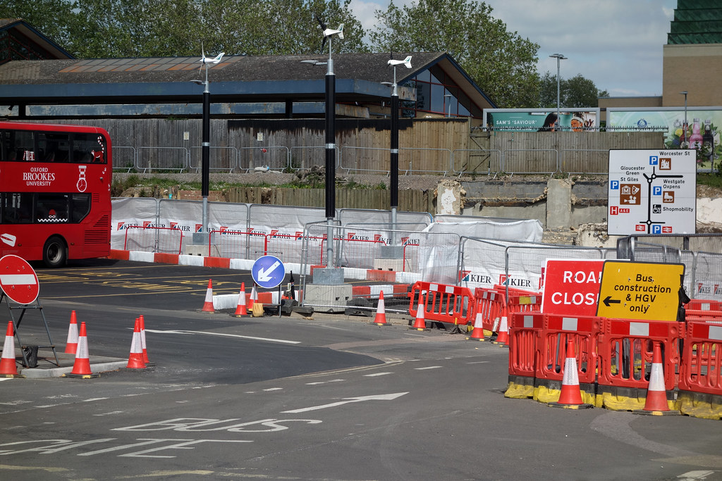 Oxford Botley Road Railway Bridge Reconstruction Hawknose Harlequin