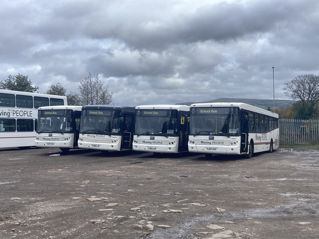 BMC Condor School buses at moving people Buswill Flickr