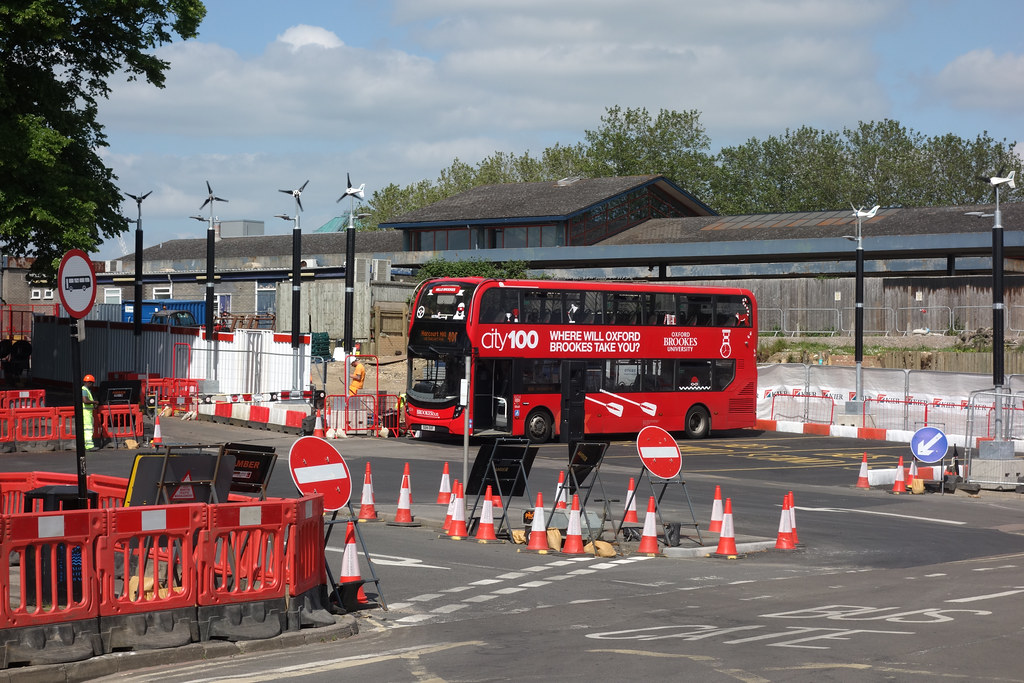 Oxford Botley Road Railway Bridge Reconstruction Hawknose Harlequin
