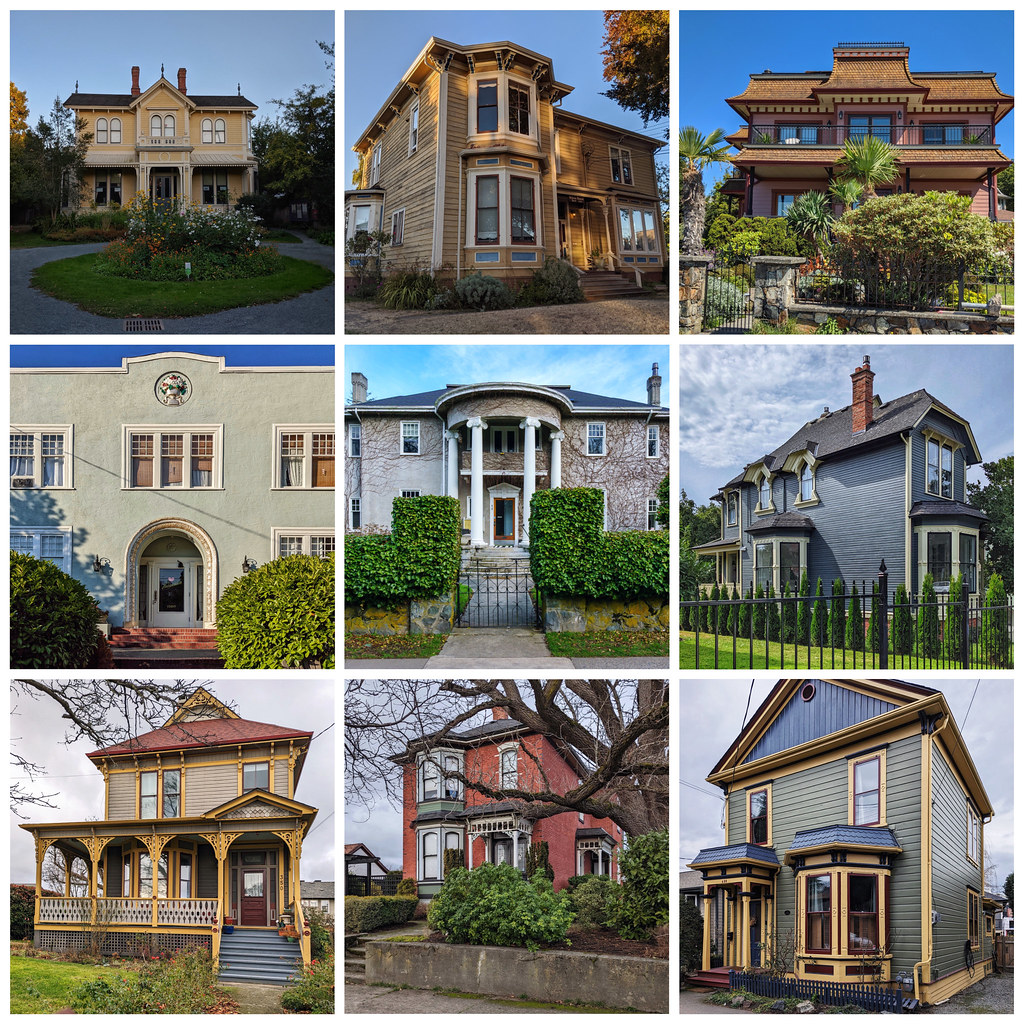 Historic Houses Victoria BC JohnnyJayEh Flickr
