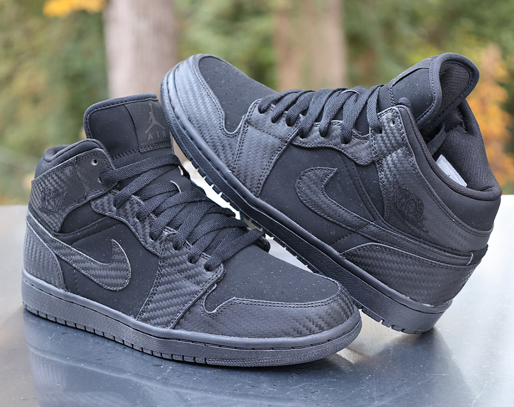 Nike Air Jordan 1 Phat Black Men’s Size 8.5 Carbon Fiber 3… Flickr