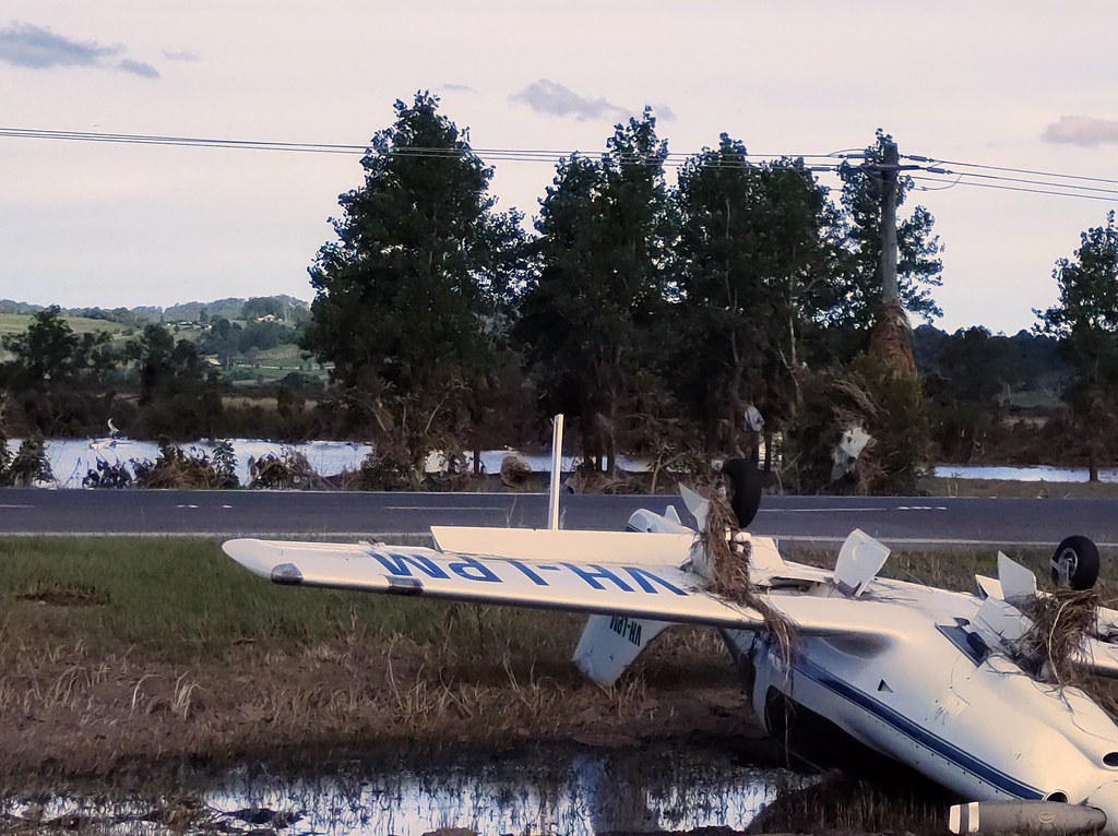 Flood damaged planes. 2022 | Jamie Mills | Flickr