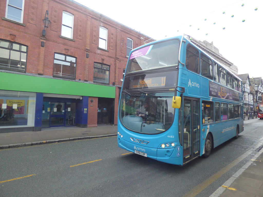Arriva bus on the 11 to Holywell on Foregate Street, Chest… Flickr
