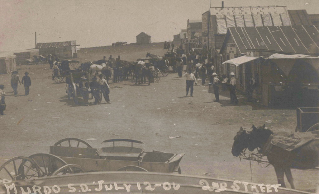 RPPC Murdo SD 1906 EARLY LOOK of JUST SETTLED BOOM TOWN fo… Flickr
