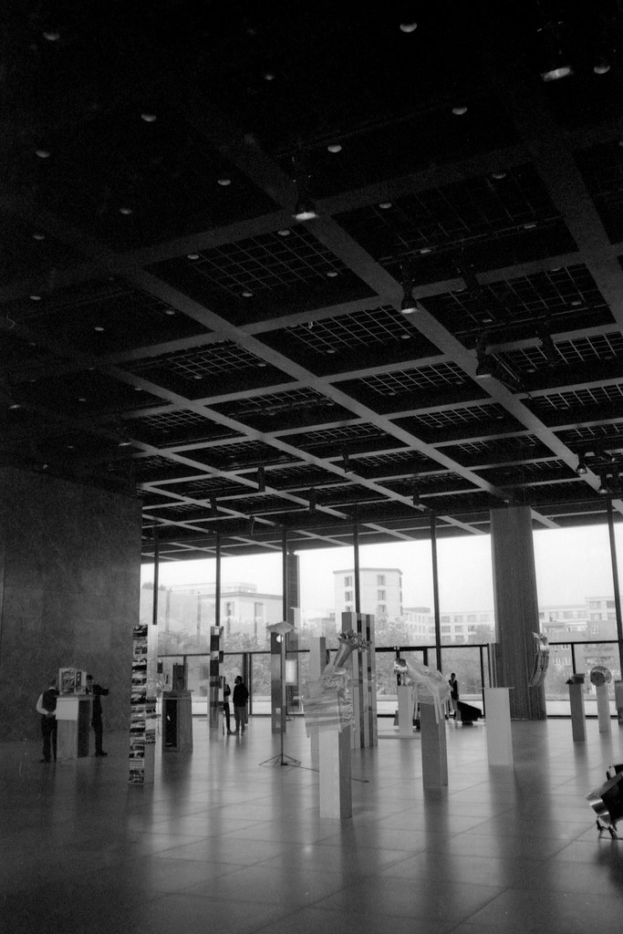 Berlin 15 Olympus XA, Ilford XP2 400 Inside Neue Nationalg… Flickr