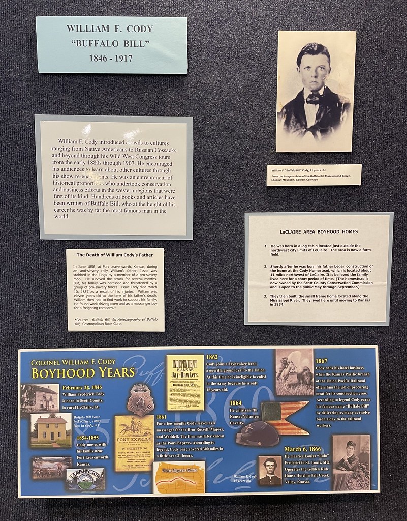 Buffalo Bill Museum (Le Claire, Iowa) Le Claire, Iowa is a… Flickr