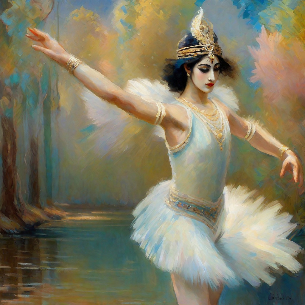 swan lake shiva impressionist 4 Rina dreams Flickr