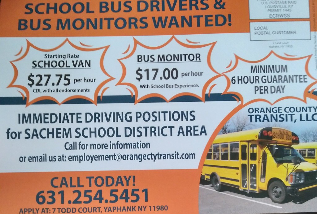 Orange County Transit Hiring Ad Reverse Side This is the r… Flickr