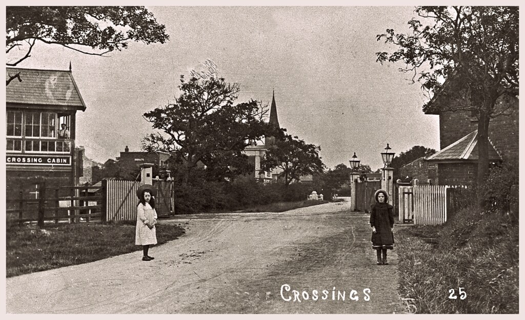 Brownedge Level Crossing, Bamber Bridge. c.1905 Image cour… Flickr