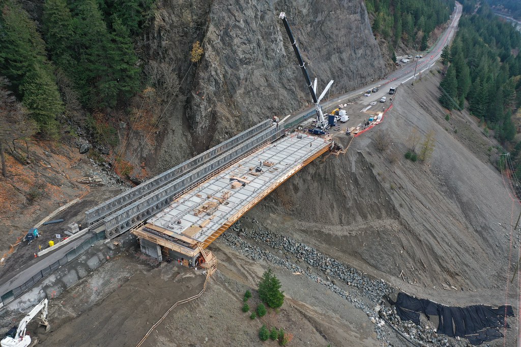 BC Highway 1 Falls Creek Deck Panel Installation Flickr