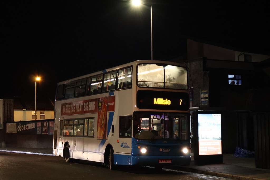 Volvo B7TL Alx 400 (2875) Seen in Gibson's lane, Newtownar… Flickr