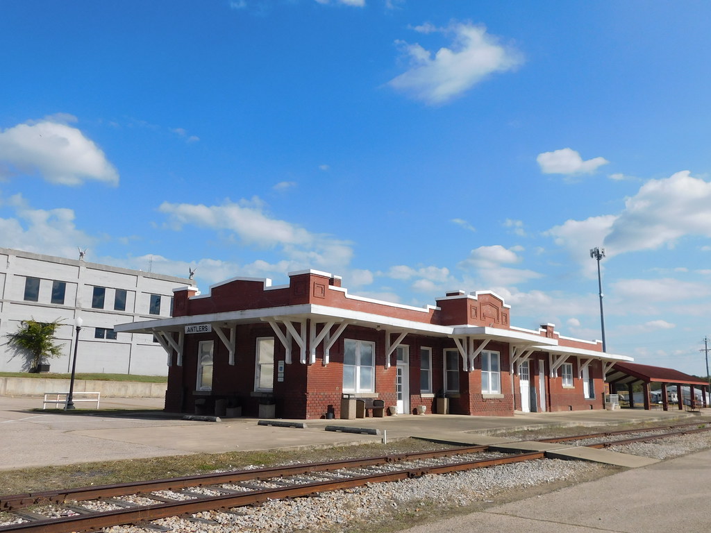 The Old Frisco Depot Antlers, Oklahoma Constructed in 1911… Flickr