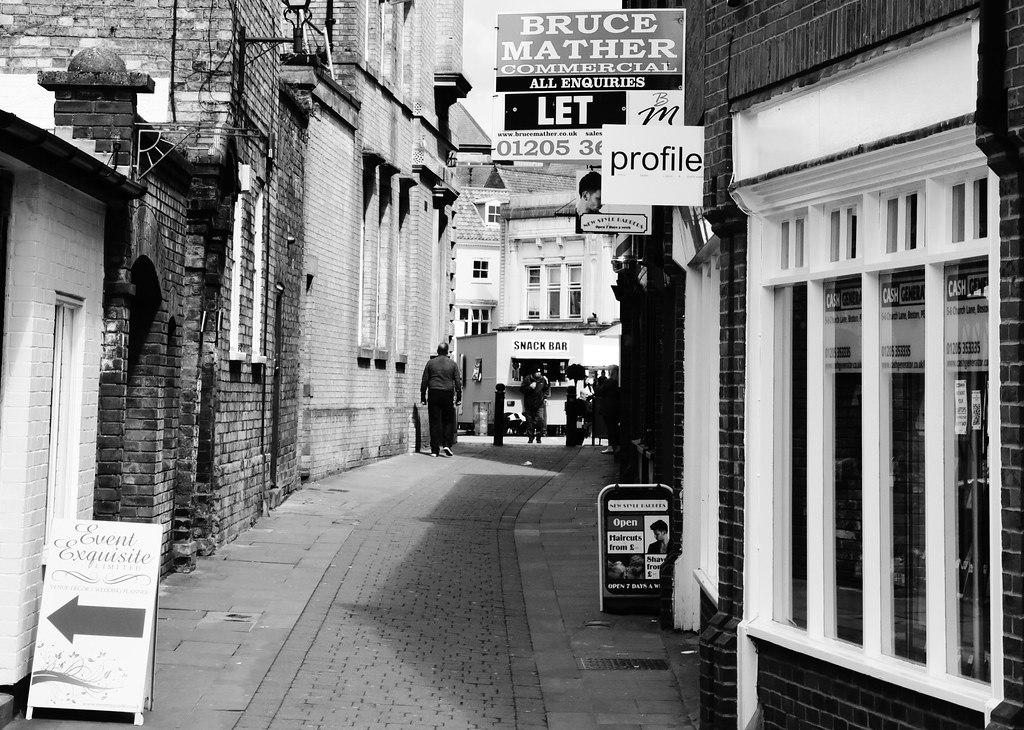 Narrow Lane leading to Market Place Boston in Lincolnshire… Flickr