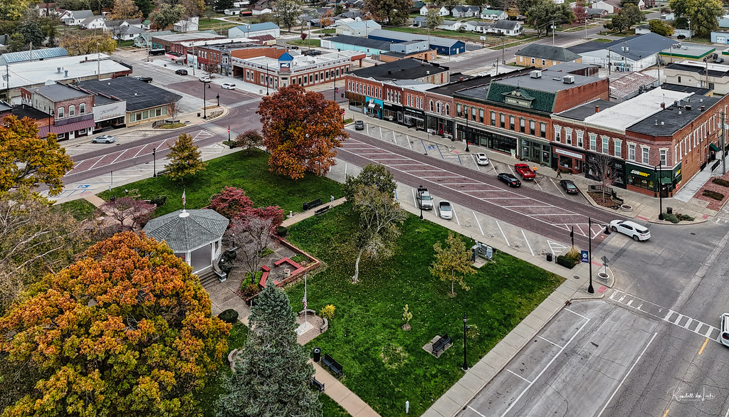Looking Southeast From Square, Rushville, Illinois a photo on Flickriver