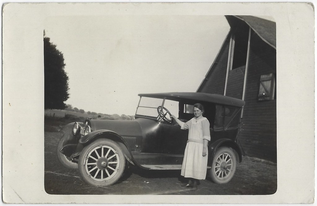 Automobile & Barn. Sleepy Eye, Minnesota. Real Photo Postc… Flickr