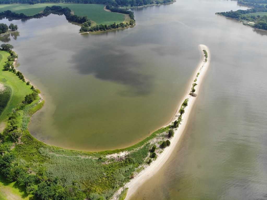 La Trappe Creek sand spit2 Matt Pluta Shore Rivers Flickr