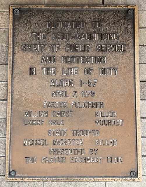 Paxton, Illinois City Hall Memorial Plaque a photo on Flickriver