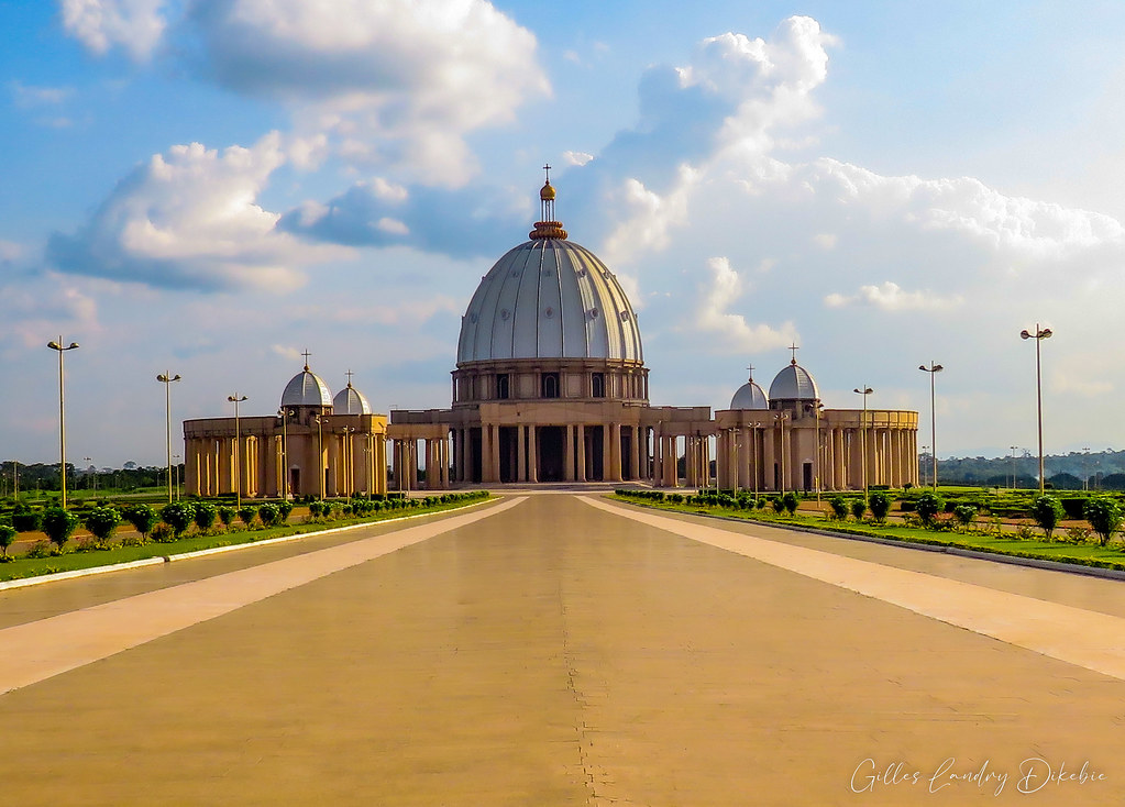 Basilique Notre Dame de la paix Yamoussoukro Gilles Landry Dikebie