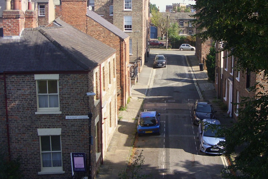 Dewsbury Terrace, York Viewed from the old walls. Flickr