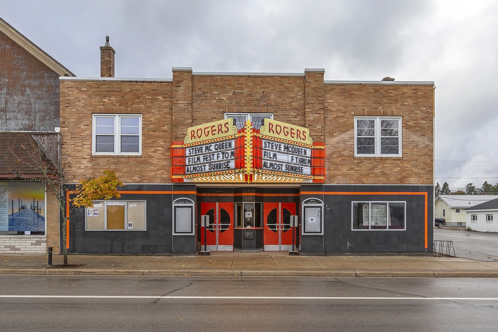 Rogers Theater — Rogers City, Michigan Christopher Riley Flickr