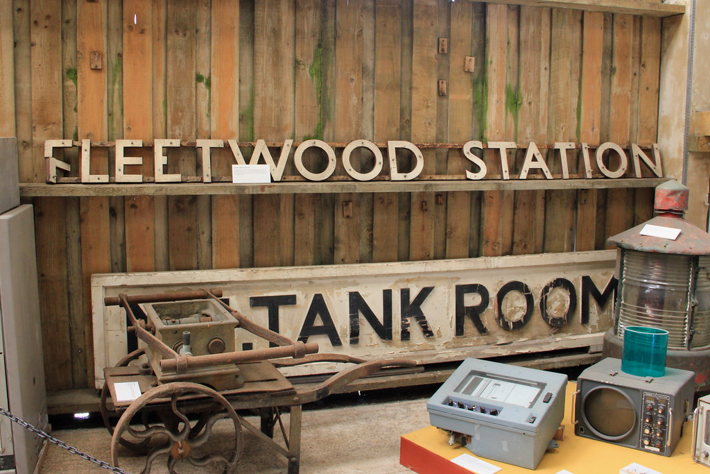 Fleetwood Station sign, Fleetwood Museum, Queens Terrace, … Flickr