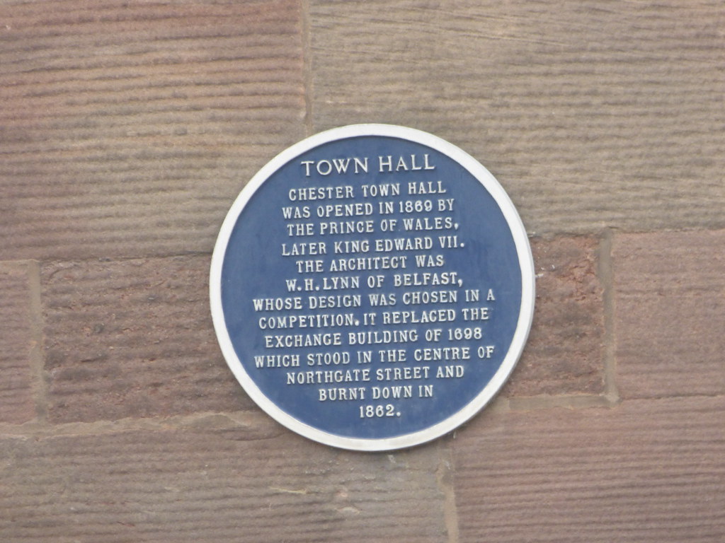 Chester Town Hall Northgate Street, Chester blue plaqu… Flickr