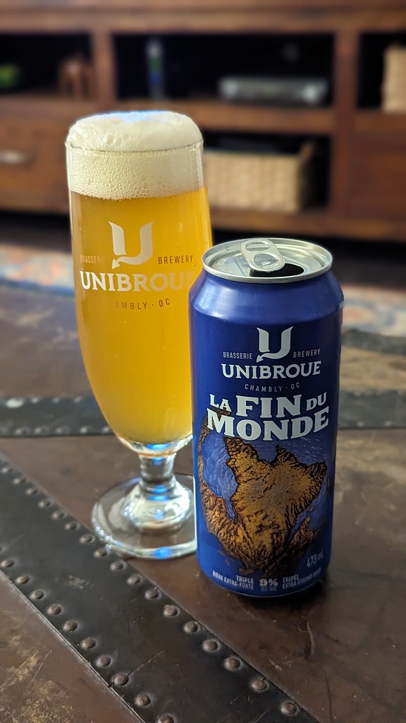 mmmm....beer La Fin Du Monde Unibroue Brewery Chambly, Que