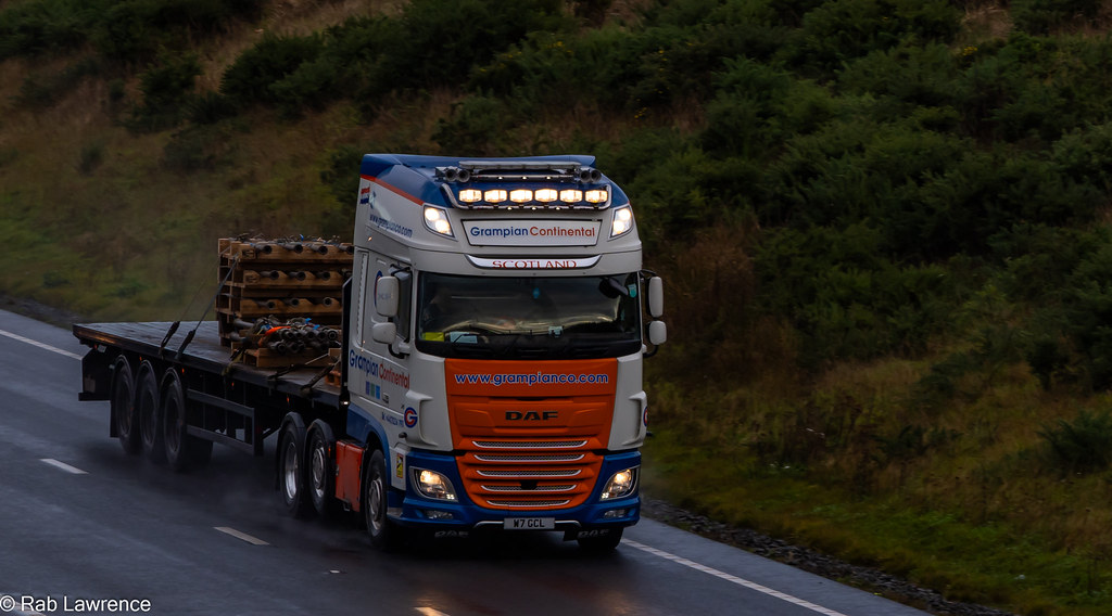 Trucks on the AberdeenEllon Road this morning 15/11/2023 Flickr